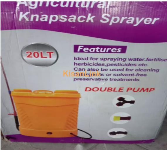 Single pump backup spray